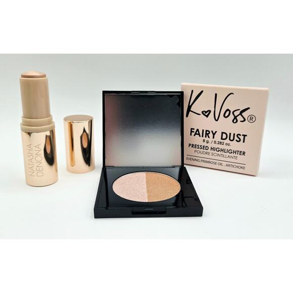 NATASHA DENONA Face Glow Cream Highlighter Stick /K Voss Fairy Dust Highter 8g - Picture 1 of 7